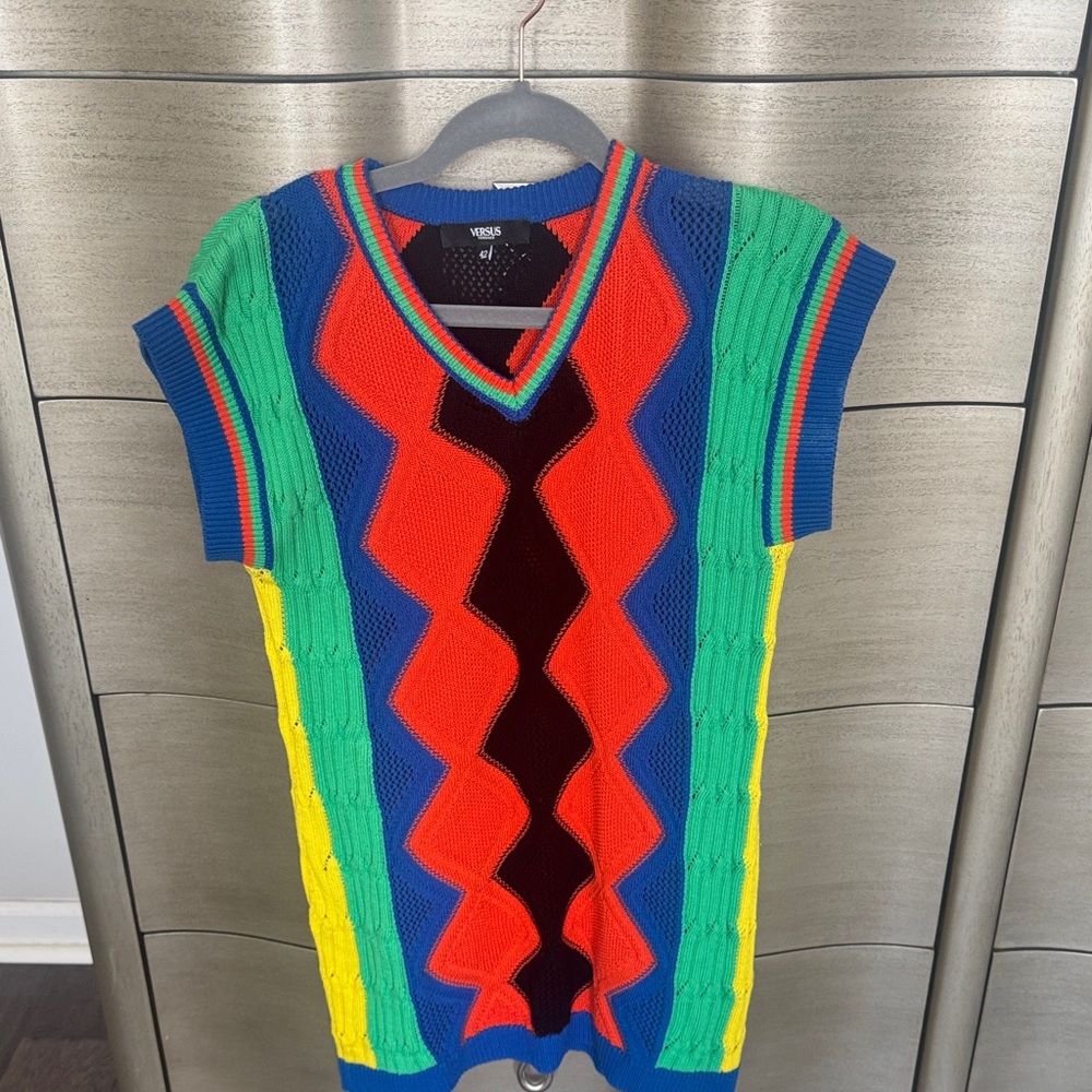 Versus Versace Multicolor Knit Dress